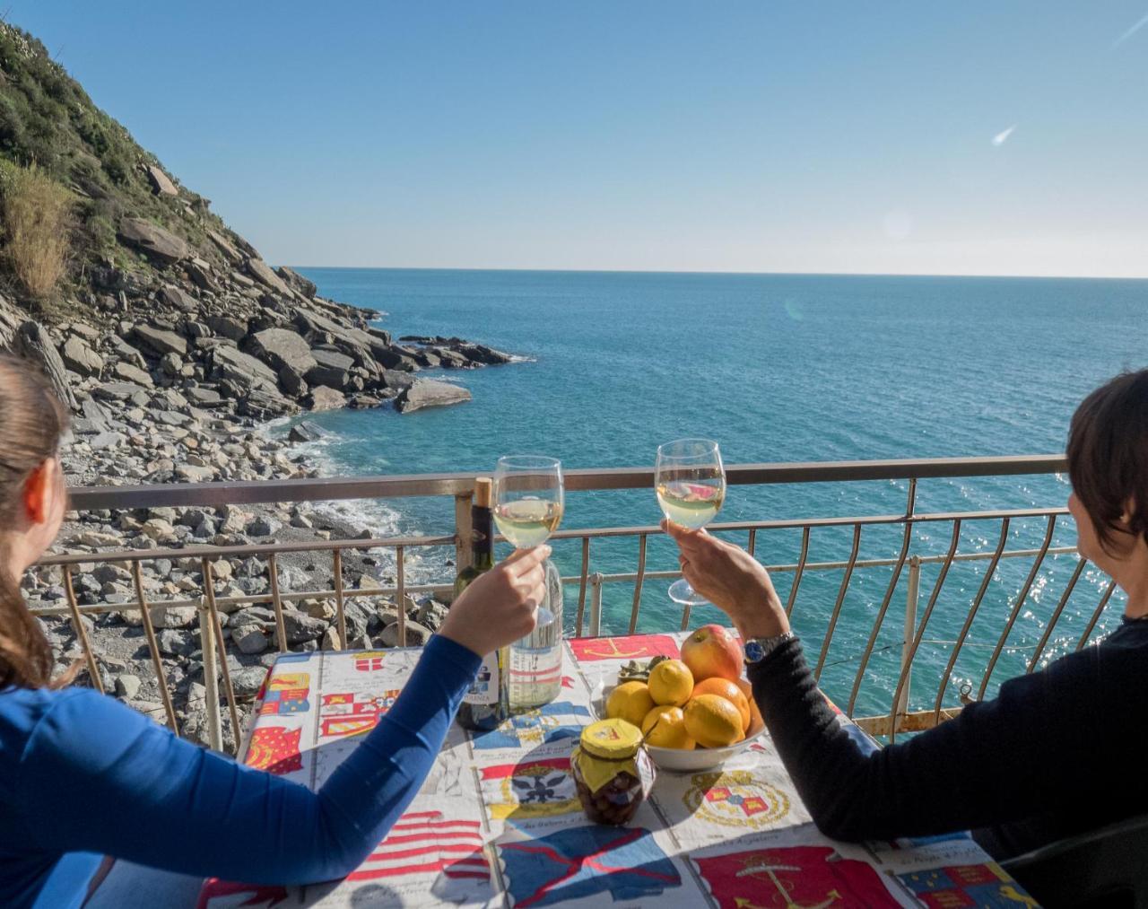 Unda De Ma Sea View Terrace Apartment Vernazza Luaran gambar